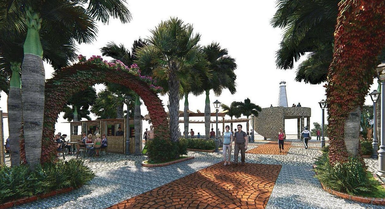 Malecon renovation rendering 1