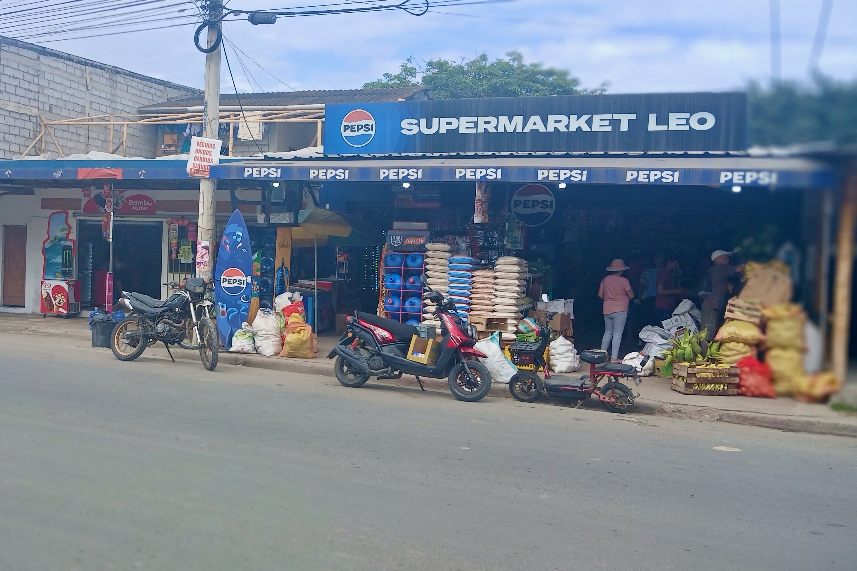 Fresh vegetables and general store